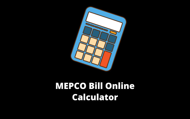 MEPCO bill calculator 2024